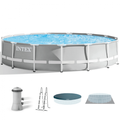 Intex Prisma Frame 26724NP - Ø457x107 cm - Rundes Schwimmbecken